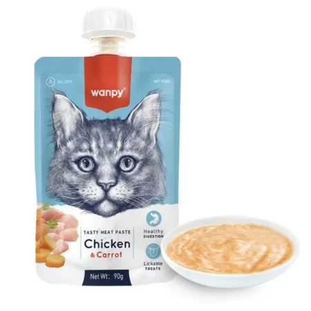 Wanpy Tasty Meat Paste Chichen / carrot 90 g
