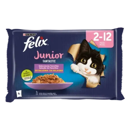 Purina Felix Fantastique Junior 4x85g