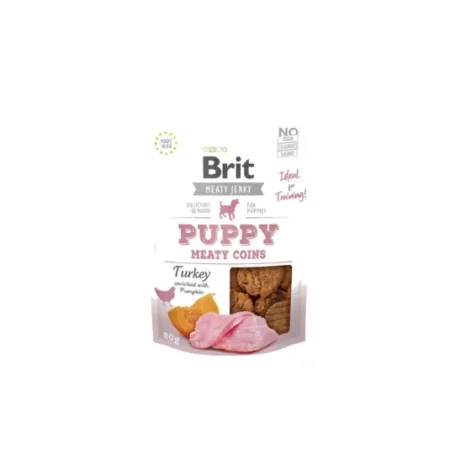 BRIT puppy meaty coins with turkey